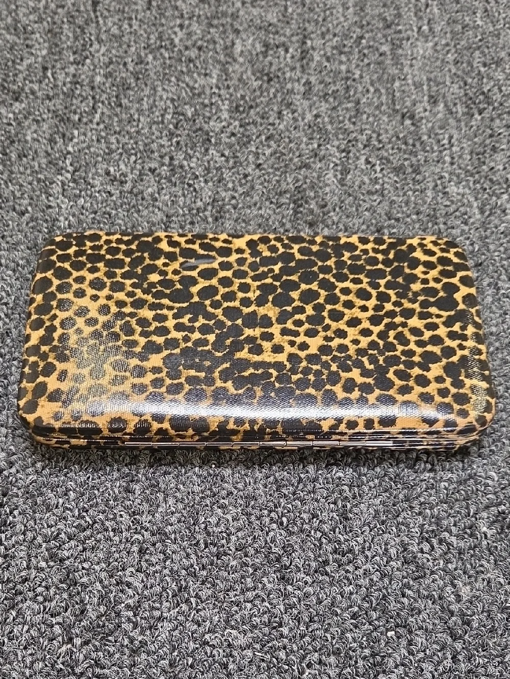 Source Unknown Leopard Print Phone Case - Black & Tan